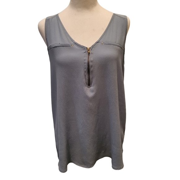 Tempted Tops - Tempted Sleeveless Top Blue sz XL